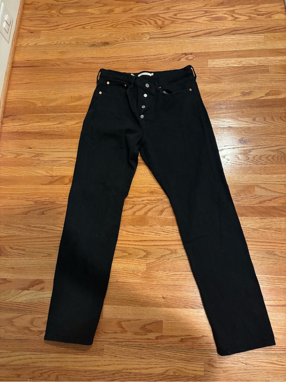 Levi's Black Straight-Leg Jeans